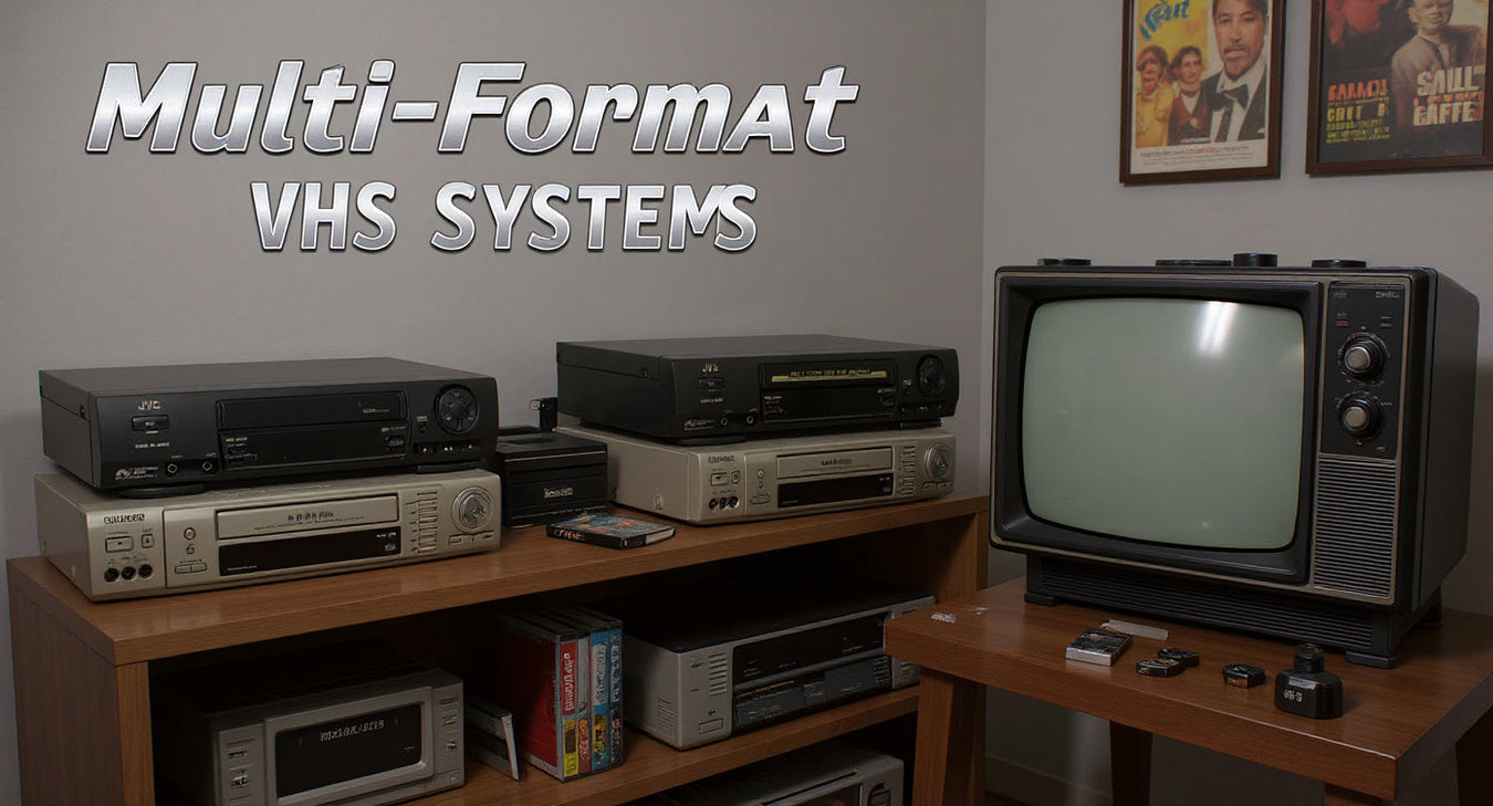 Multi Format World Wide VCRs VHS Players