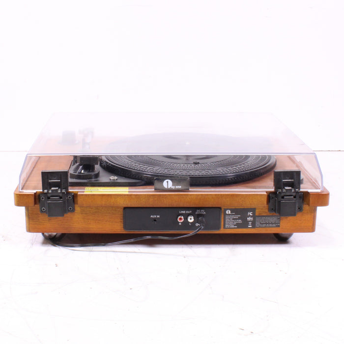 1 BY ONE Classic Wooden Belt-Drive Turntable with Bluetooth-Turntables & Record Players-SpenCertified-vintage-refurbished-electronics