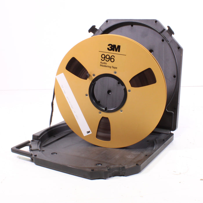 3M 996 Audio Mastering Tape 10.5" Reel with Case-Reel-to-Reel Tape-SpenCertified-vintage-refurbished-electronics