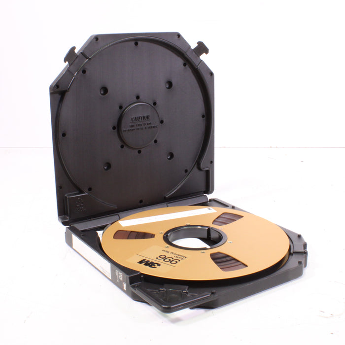 3M 996 Gold Metal Reel-to-Reel Tape 1/4" in Protective Case-Reel-to-Reel Tape-SpenCertified-vintage-refurbished-electronics