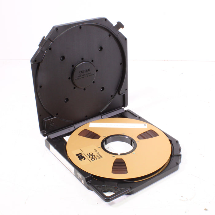 3M 996 Gold Metal Reel-to-Reel Tape 1/4" in Protective Case-Reel-to-Reel Tape-SpenCertified-vintage-refurbished-electronics