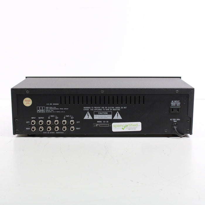 ADC SS-20 Sound Shaper Twenty 12-Band Stereo Frequency Equalizer-Equalizers-SpenCertified-vintage-refurbished-electronics