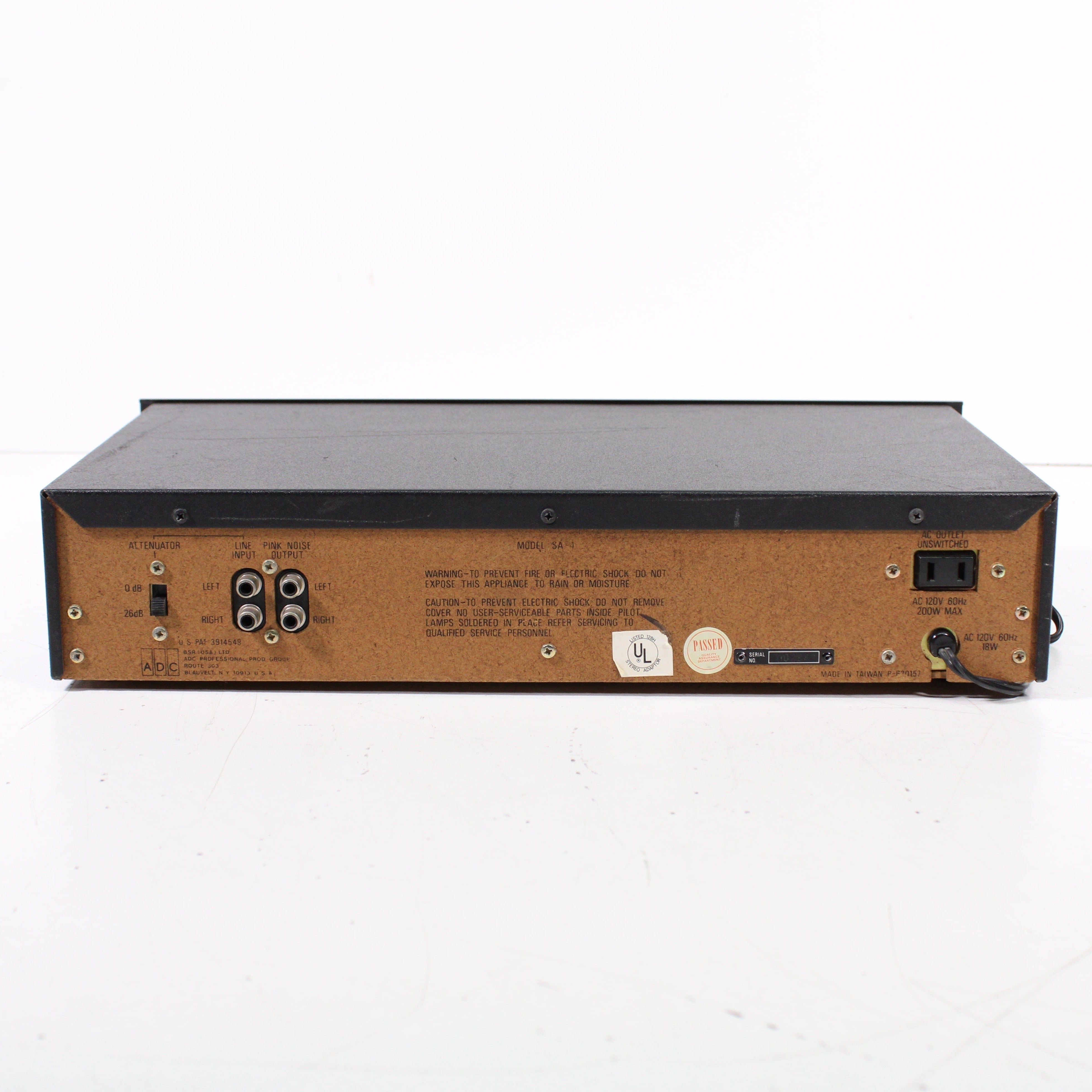 ADC Sound Shaper SA-1 Real Time Frequency Spectrum Analyzer