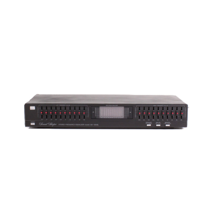 ADC Sound Shaper SS-100SL 10-Band Stereo Graphic Equalizer Spectrum Analyzer-Equalizers-SpenCertified-vintage-refurbished-electronics