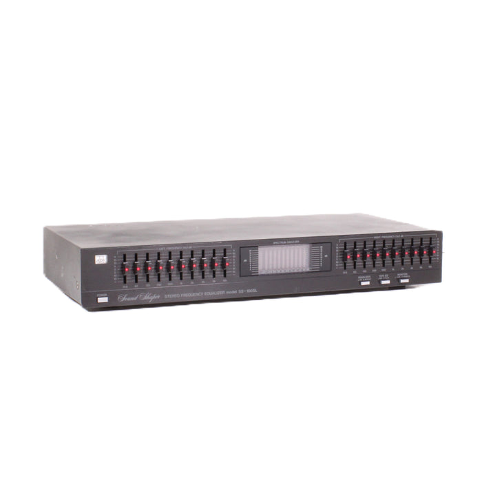 ADC Sound Shaper SS-100SL 10-Band Stereo Graphic Equalizer Spectrum Analyzer-Equalizers-SpenCertified-vintage-refurbished-electronics