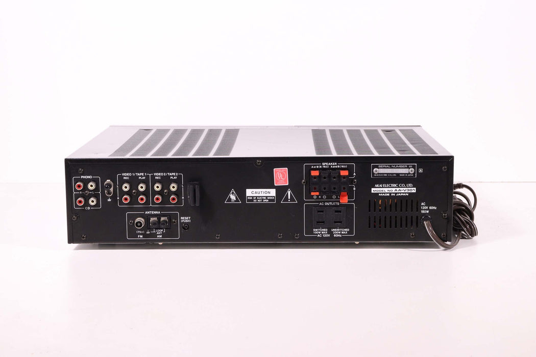 AKAI AA-V301 AV Computer Controlled Audio Video Receiver-Audio Amplifiers-SpenCertified-vintage-refurbished-electronics