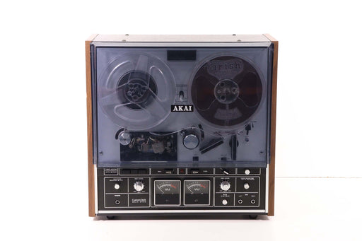 AKAI GX-220D Vintage Reel-To-Reel Recorder Player Deck (Missing Reader Cover)-Reel-to-Reel Tape Players & Recorders-SpenCertified-vintage-refurbished-electronics