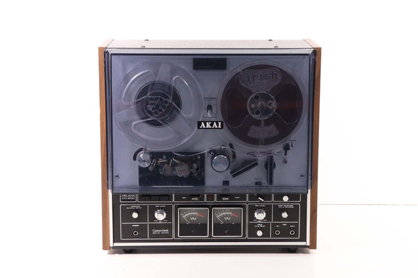 AKAI GX-220D Vintage Reel-To-Reel Recorder Player Deck (Missing Reader Cover )