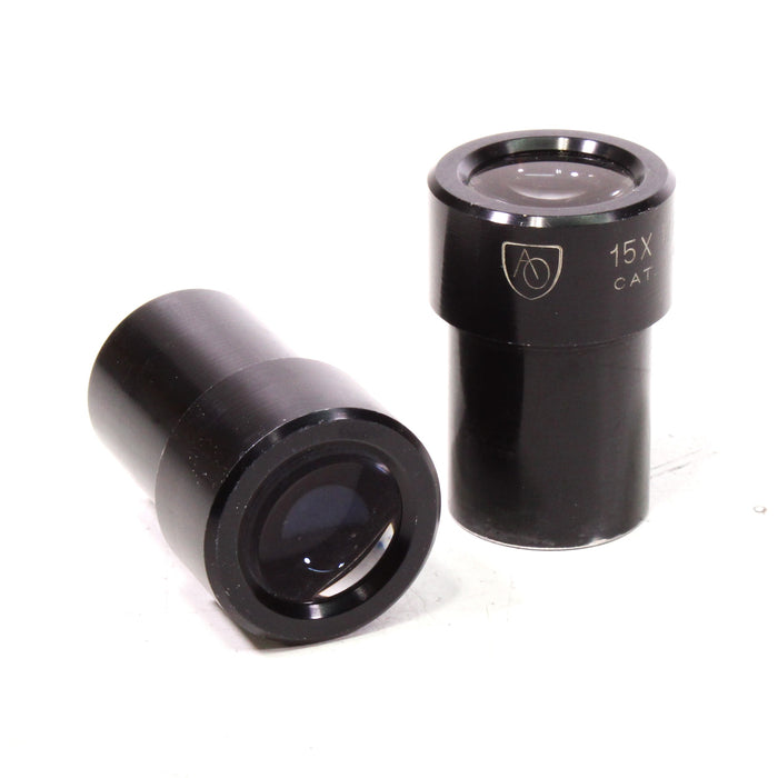AO American Optical Microscope Lens 15X WF #184 Eyepiece 24mm-Microscope Accessories-SpenCertified-vintage-refurbished-electronics