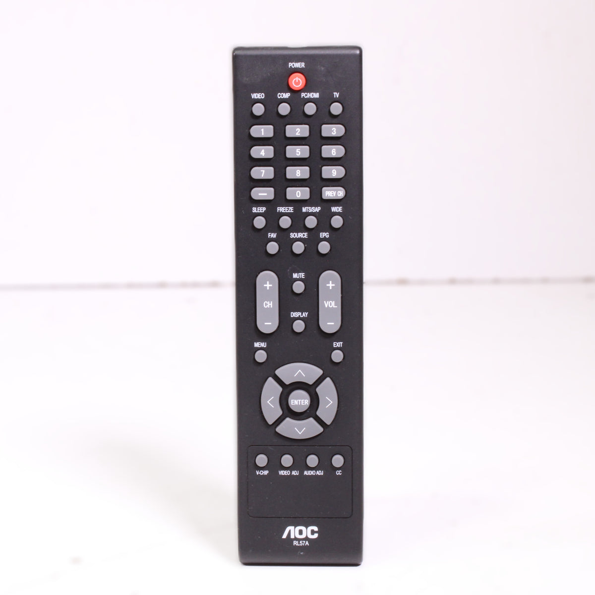 AOC RL57A Remote Control for LCD TV L42H861 and More — SpenCertified