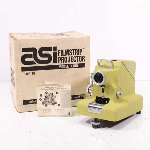 ASI Model 330-A Filmstrip Classroom Projector 35mm Vintage w/ Original Box-Projectors-SpenCertified-vintage-refurbished-electronics