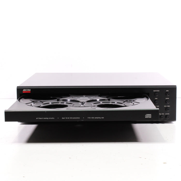 Adcom GCD-600 5-Disc CD Compact Disc Changer Black (1992)-CD Players & Recorders-SpenCertified-vintage-refurbished-electronics