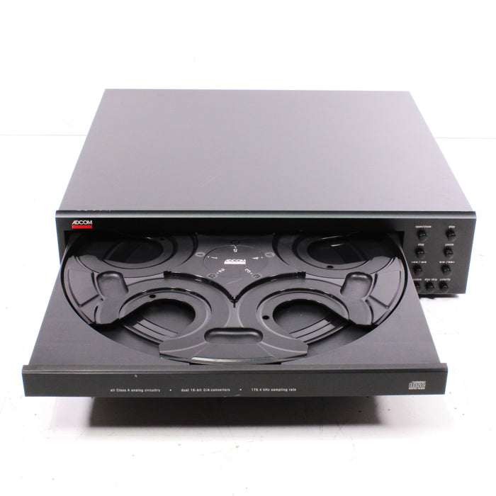 Adcom GCD-600 5-Disc CD Compact Disc Changer Black (1992)-CD Players & Recorders-SpenCertified-vintage-refurbished-electronics
