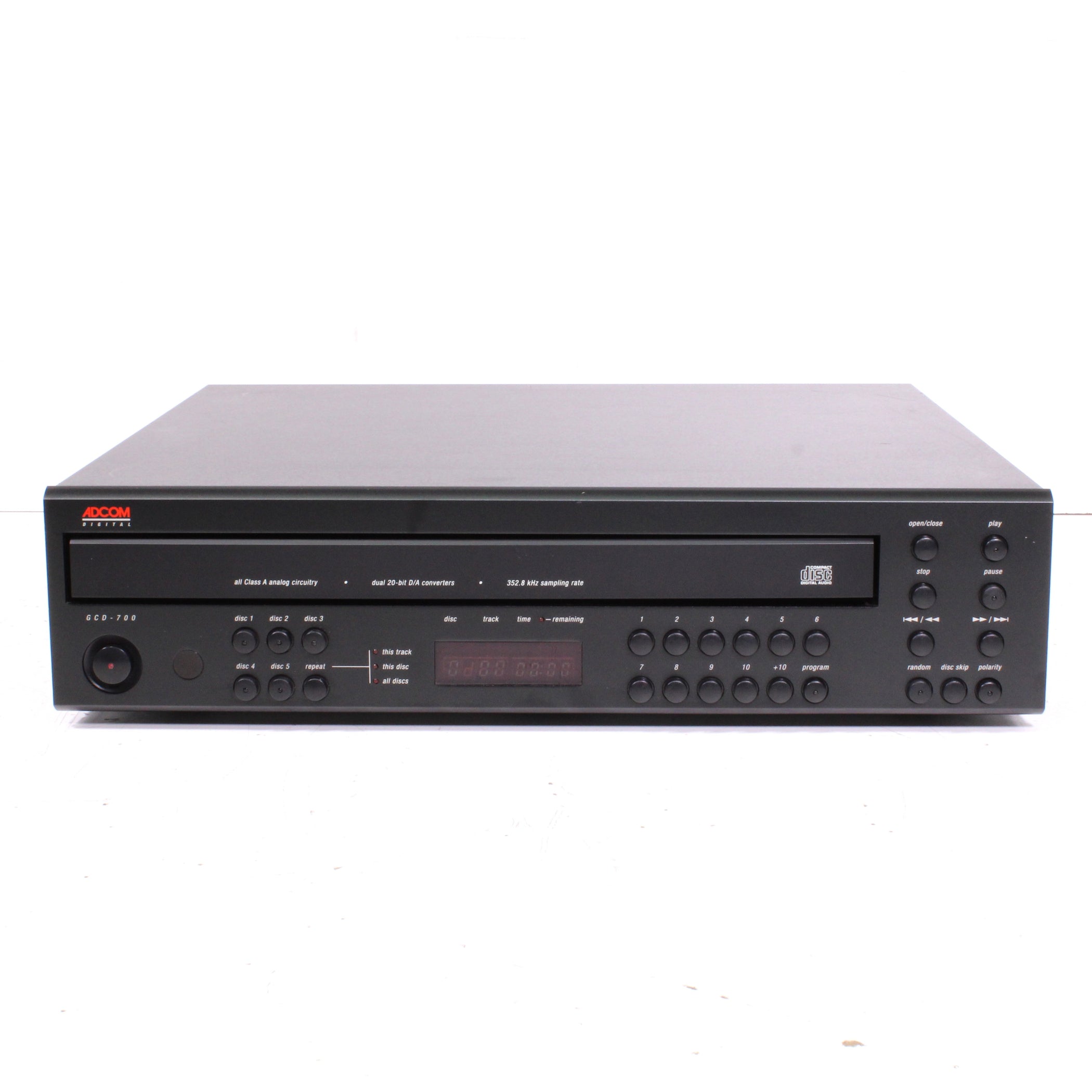 Adcom GCD-700 5-Disc CD Changer Compact Disc Player High-Quality (1997 ...