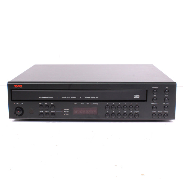 Adcom GCD-700 5-Disc CD Changer Compact Disc Player High-Quality (1997)-CD Players & Recorders-SpenCertified-vintage-refurbished-electronics