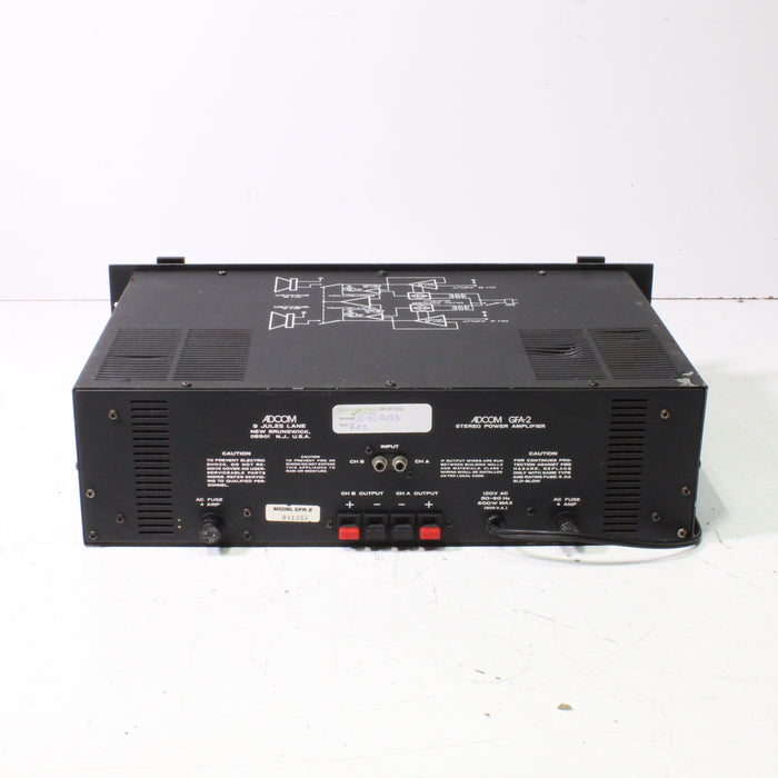 Adcom GFA-2 Power Amplifier High-Current Stereo 100WPC Rack Mount-Power Amplifiers-SpenCertified-vintage-refurbished-electronics