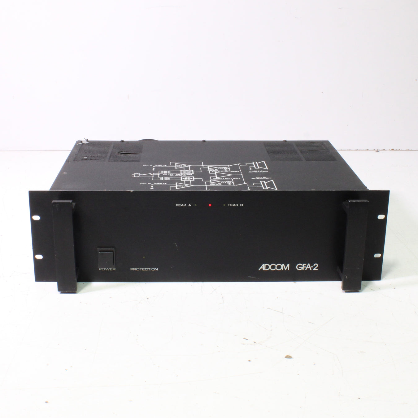 Adcom GFA-2 Power Amplifier High-Current Stereo 100WPC Rack Mount-Power Amplifiers-SpenCertified-vintage-refurbished-electronics