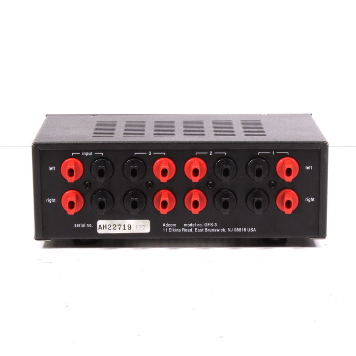Adcom GFS-3 Three Speaker Selector Switcher (1989)-Speaker Selector-SpenCertified-vintage-refurbished-electronics