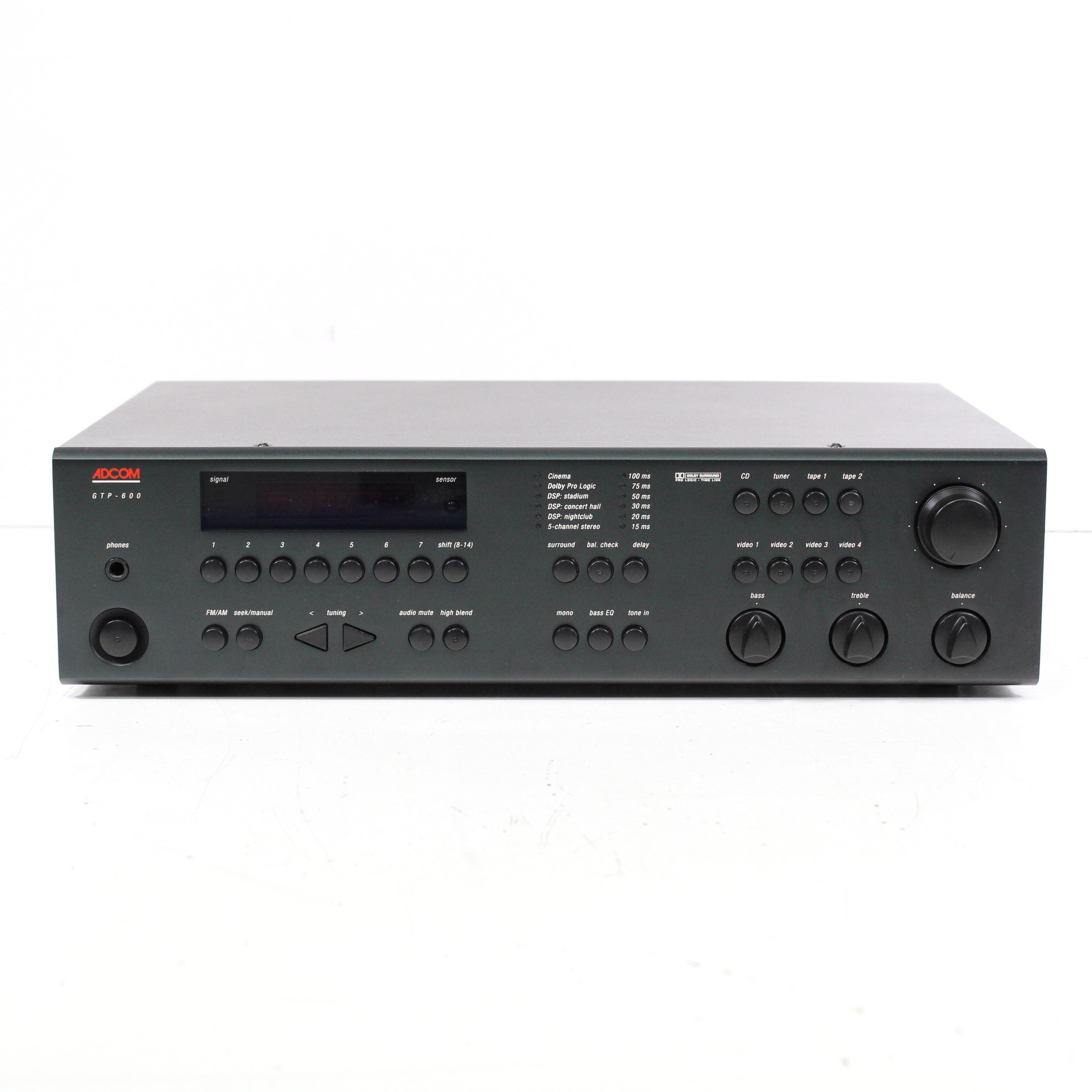 Adcom GTP-600 Surround Sound Tuner Preamp — SpenCertified