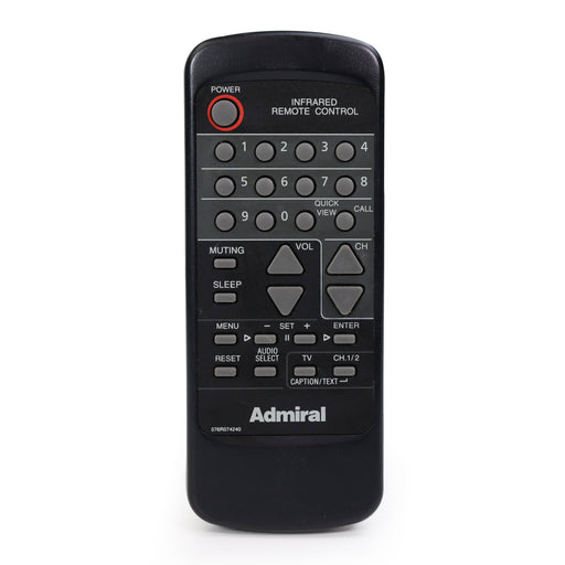 Admiral 076R074240 Remote Control for VHS Player-Remote-SpenCertified-refurbished-vintage-electonics