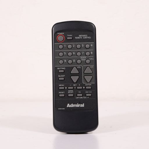 Admiral 076R074260 remote for RTRCF30-Remote Controls-SpenCertified-vintage-refurbished-electronics