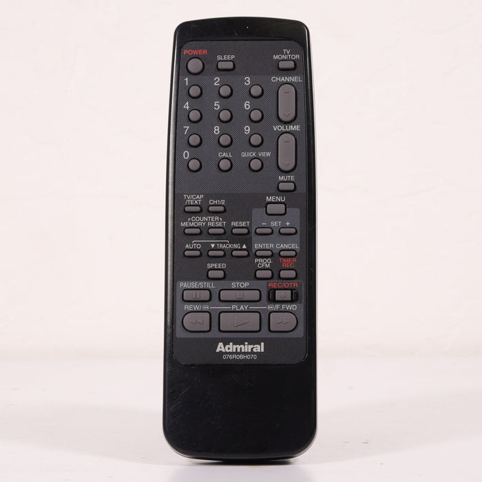 Admiral 076R0BH070 remote for GOJ12311-Remote Controls-SpenCertified-vintage-refurbished-electronics