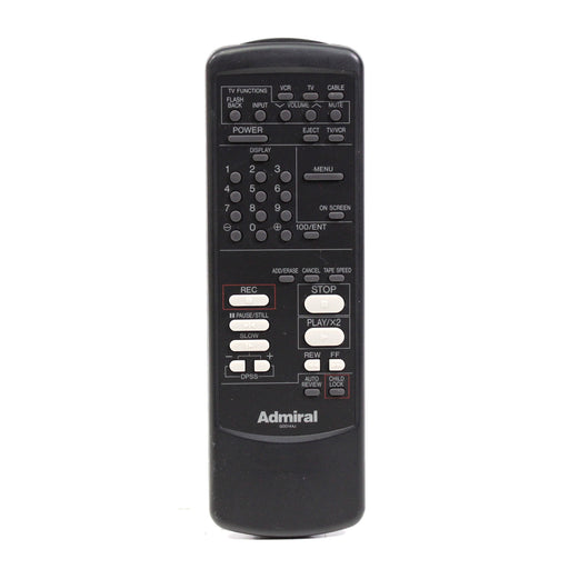 Admiral G0014AJ Remote Control for VCR JSJ 20423-Remote Controls-SpenCertified-vintage-refurbished-electronics