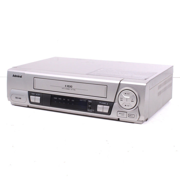 Admiral JSJ 20453 4-Head VCR VHS Player Recorder Auto Channel Setting-VCRs-SpenCertified-vintage-refurbished-electronics