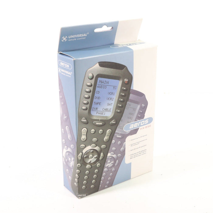 Aeros MX-850 Advanced Universal Remote Control with Original Box (MISSING BATTERY COVER)-Remote Controls-SpenCertified-vintage-refurbished-electronics