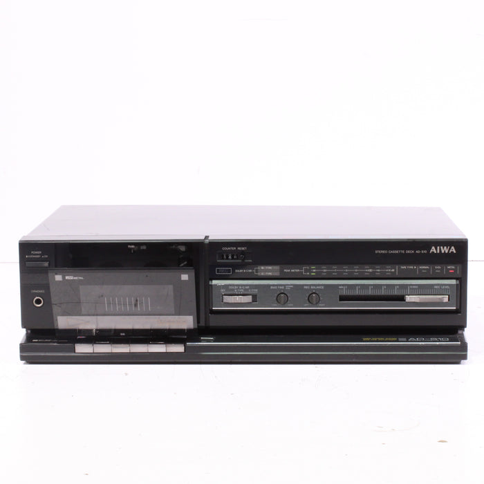 Aiwa AD-S10U Stereo Cassette Deck Dolby B-C (1986)-Cassette Players & Recorders-SpenCertified-vintage-refurbished-electronics