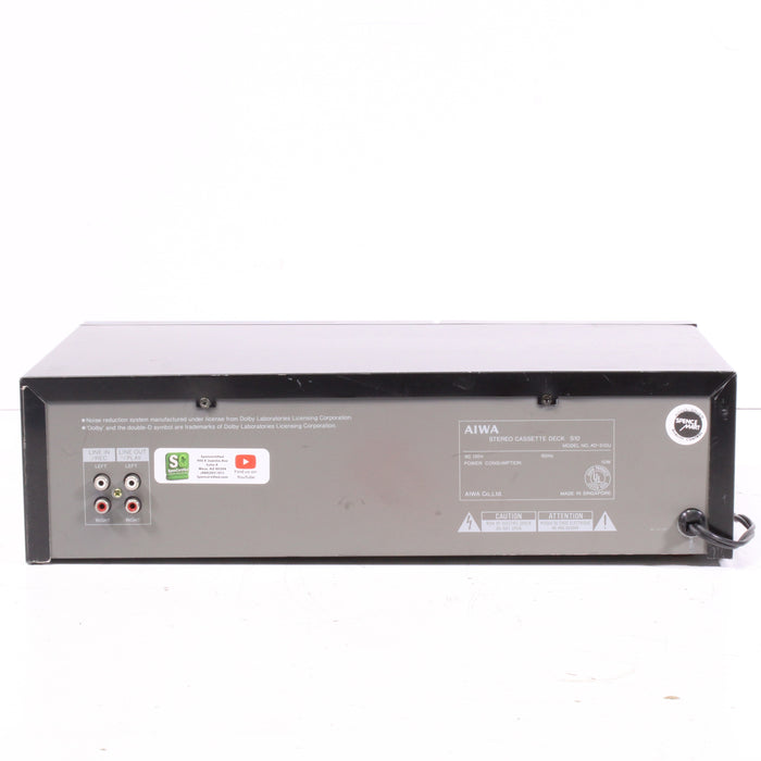 Aiwa AD-S10U Stereo Cassette Deck Dolby B-C (1986)-Cassette Players & Recorders-SpenCertified-vintage-refurbished-electronics