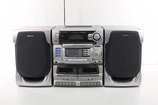 Aiwa CA-DW935M CD Carry Component System Dual Cassette Player Recorder AM/FM Radio Boombox-Boomboxes-SpenCertified-vintage-refurbished-electronics