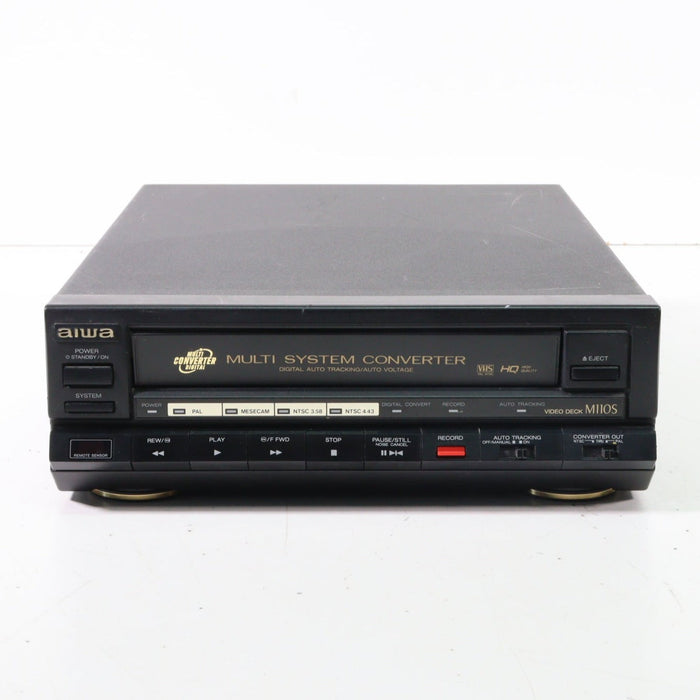 Aiwa HV-M110SU VCR Video Cassette Recorder with Multi Converter-VCRs-SpenCertified-vintage-refurbished-electronics