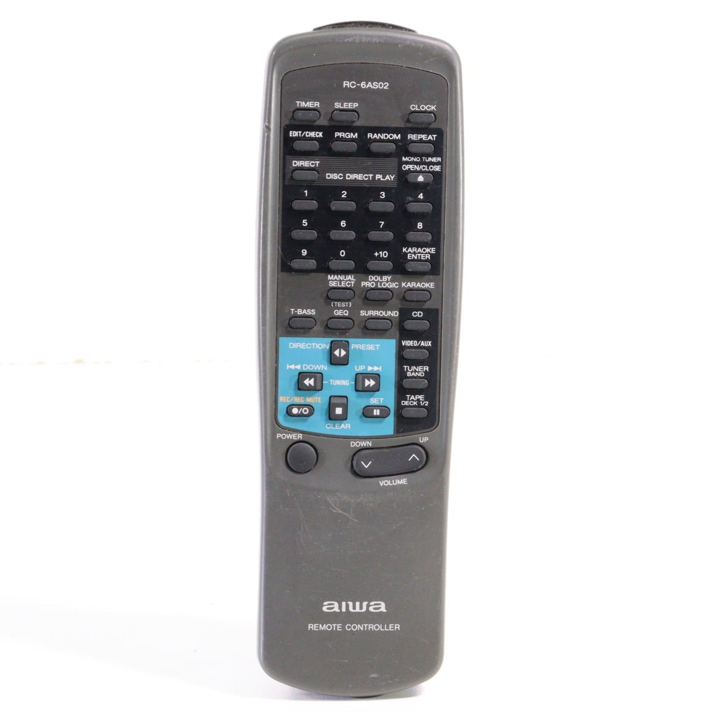 Cd Remote Aiwa RC-6AS02 Remote Control for CD Stereo System NSX-AVF77 and More