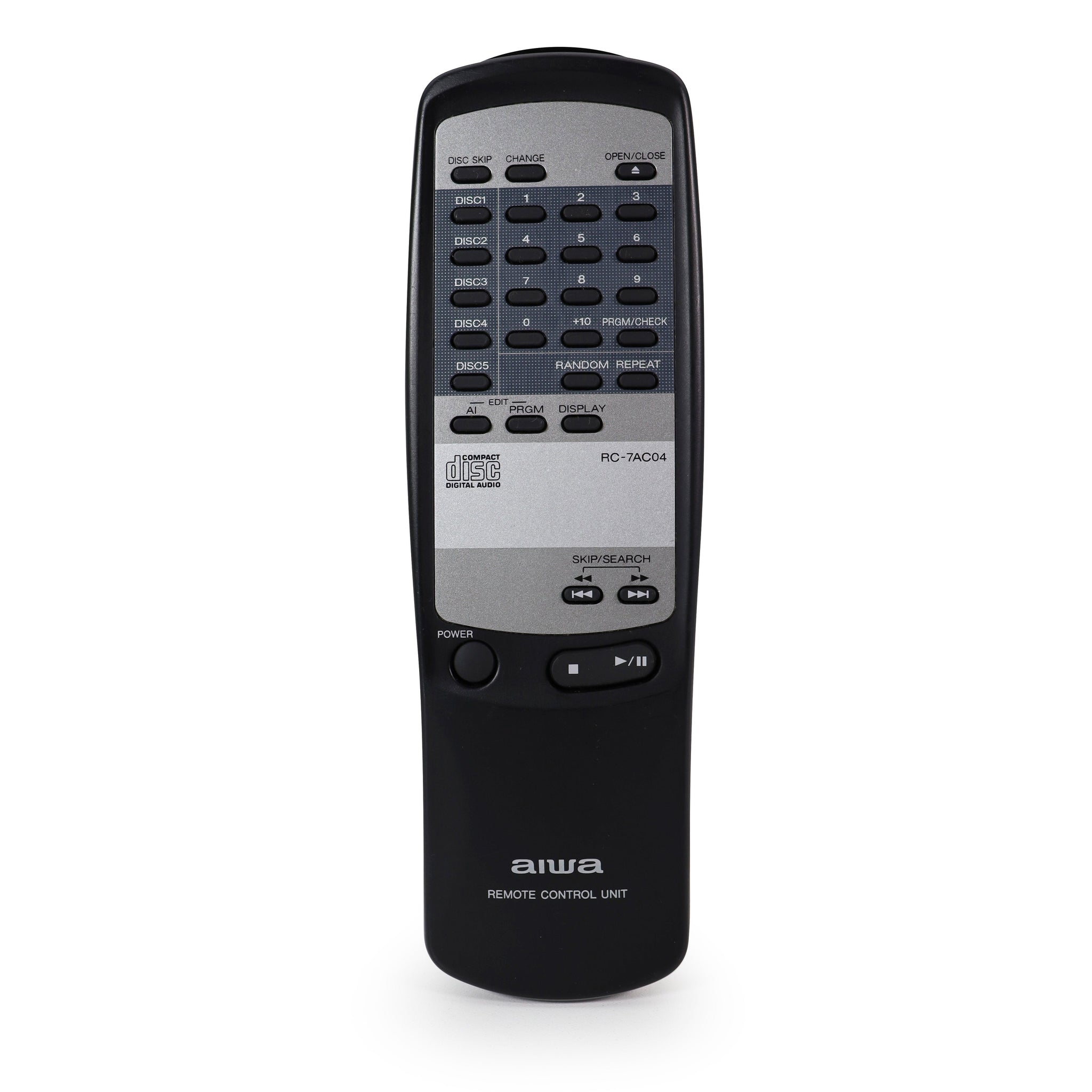 Aiwa RC-7AC04 Remote Control for 5-Disc CD Changer XC-37MU