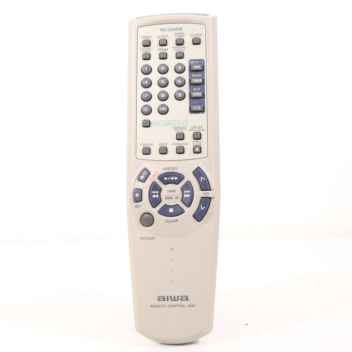 Aiwa RC-ZAS15 Remote Control for CD Stereo Cassette System NSX-DS8 and More-Remote Controls-SpenCertified-vintage-refurbished-electronics