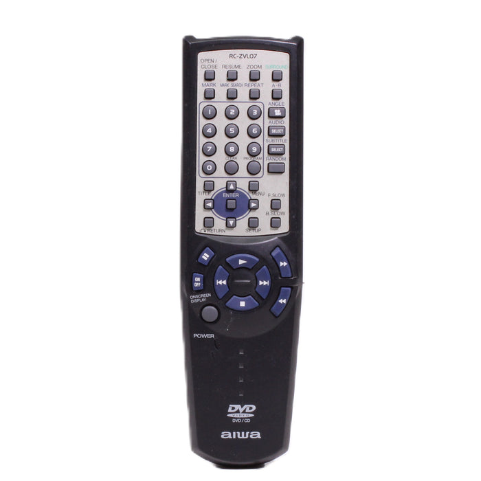 Aiwa RC-ZVL07 Remote Control for DVD Player XDDV290-Remote Controls-SpenCertified-vintage-refurbished-electronics