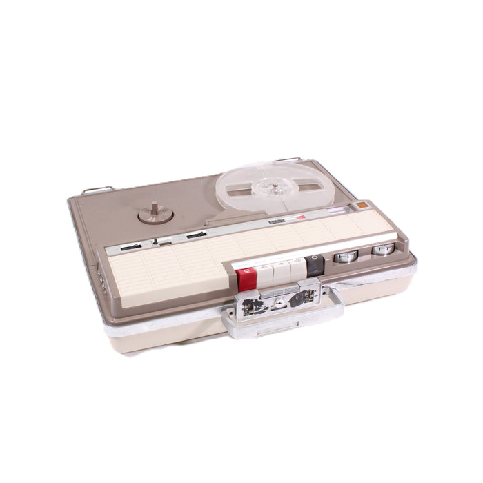 Aiwa TP-719 Portable 7" Reel-to-Reel Tape Recorder 3-Speed AC/DC Suitcase-Reel-to-Reel Tape Players & Recorders-SpenCertified-vintage-refurbished-electronics