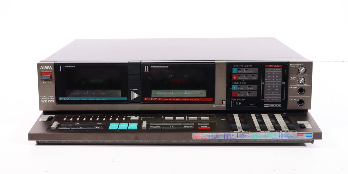 AIWA JET STREAM 美品 Aiwa-WX220-Stereo-Double-