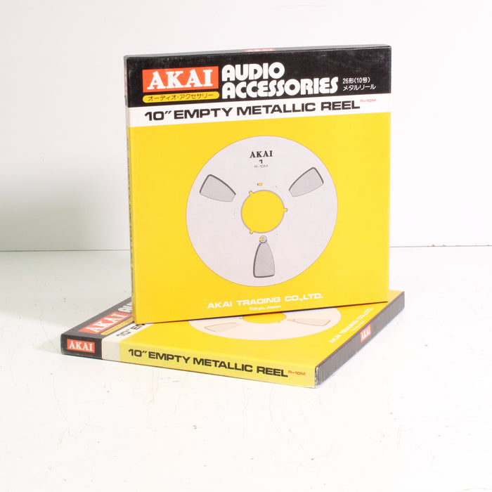 Akai 10" Empty Metal Reel Audio Accessories Series For 1/4" Reel-to-Reel Tape-Reel-to-Reel Tape-SpenCertified-vintage-refurbished-electronics