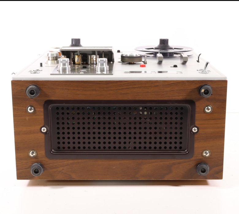 Akai 1710W 4-Track Reel-to-Reel Stereo Recorder with Original Wooden Cabinet (HAS ISSUES)-Reel-to-Reel Tape Players & Recorders-SpenCertified-vintage-refurbished-electronics