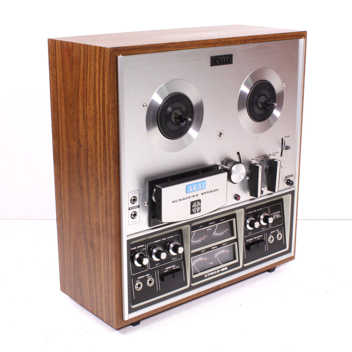 Akai 1730D-SS Discrete 4-Channel Reel-to-Reel Tape Deck (1973-76)-Reel-to-Reel Tape Players & Recorders-SpenCertified-vintage-refurbished-electronics