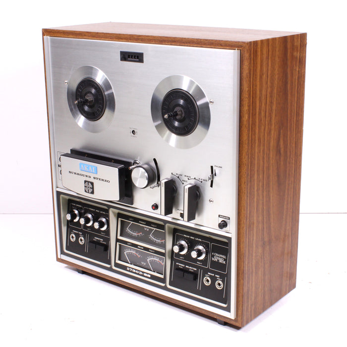 Akai 1730D-SS Discrete 4-Channel Reel-to-Reel Tape Deck (1973-76)-Reel-to-Reel Tape Players & Recorders-SpenCertified-vintage-refurbished-electronics