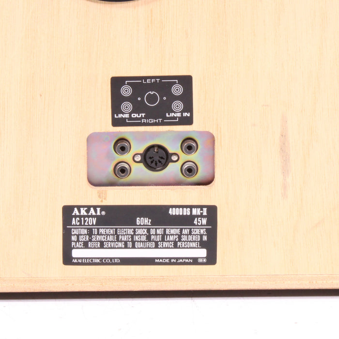 Akai 4000DS MkII Reel to Reel Tape Recorder 3-Head Auto Reverse GX Heads-Reel-to-Reel Tape Players & Recorders-SpenCertified-vintage-refurbished-electronics