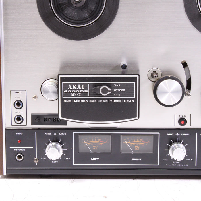 Akai 4000DS MkII Reel to Reel Tape Recorder 3-Head Auto Reverse GX Heads-Reel-to-Reel Tape Players & Recorders-SpenCertified-vintage-refurbished-electronics