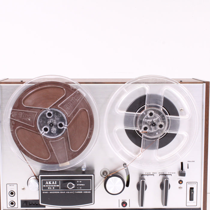 Akai 4000DS MkII Reel to Reel Tape Recorder 3-Head Auto Reverse GX Heads-Reel-to-Reel Tape Players & Recorders-SpenCertified-vintage-refurbished-electronics