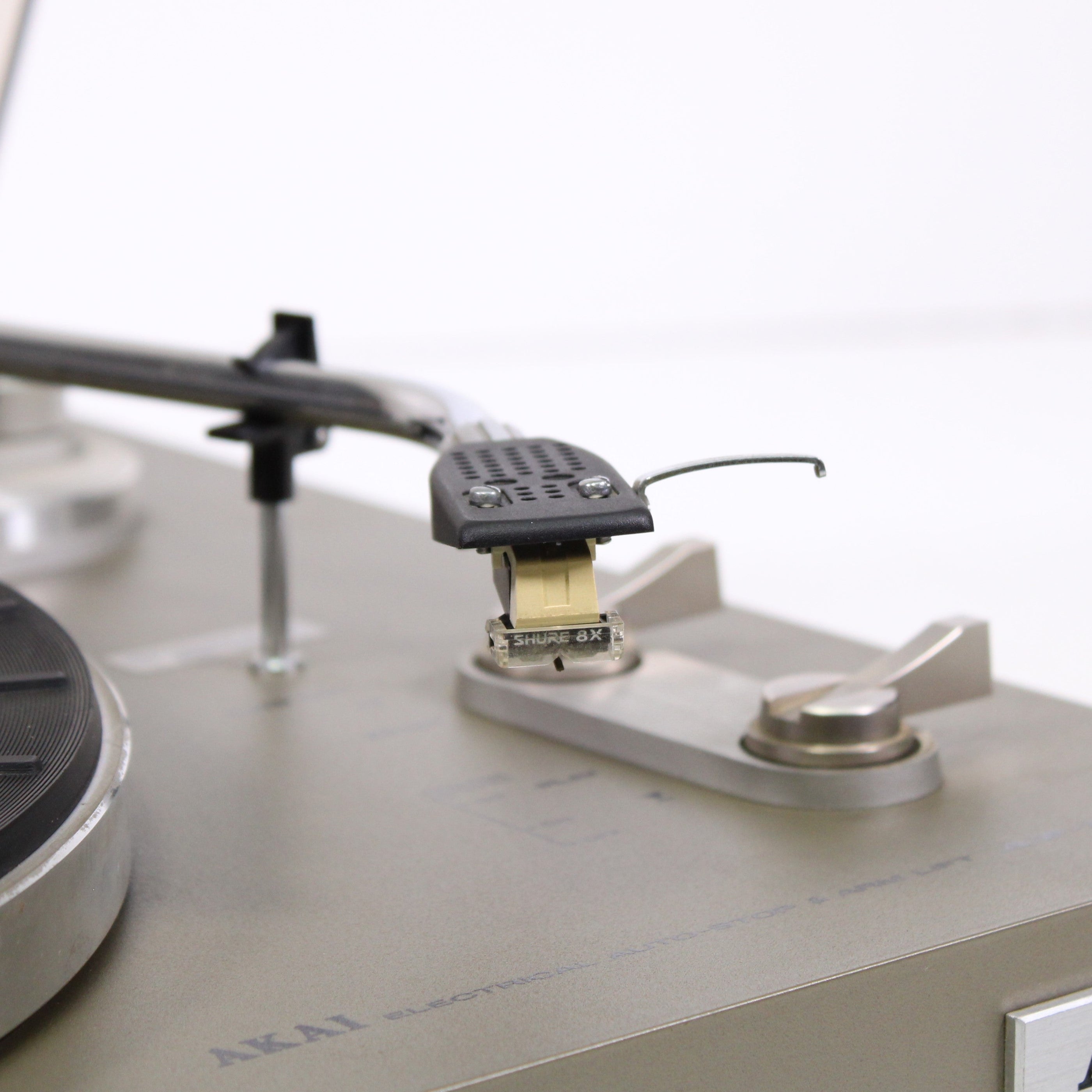 Turntable Stop Akai AP-101C Belt-Drive Turntable with Electrical Auto-Stop & Arm Lift ...