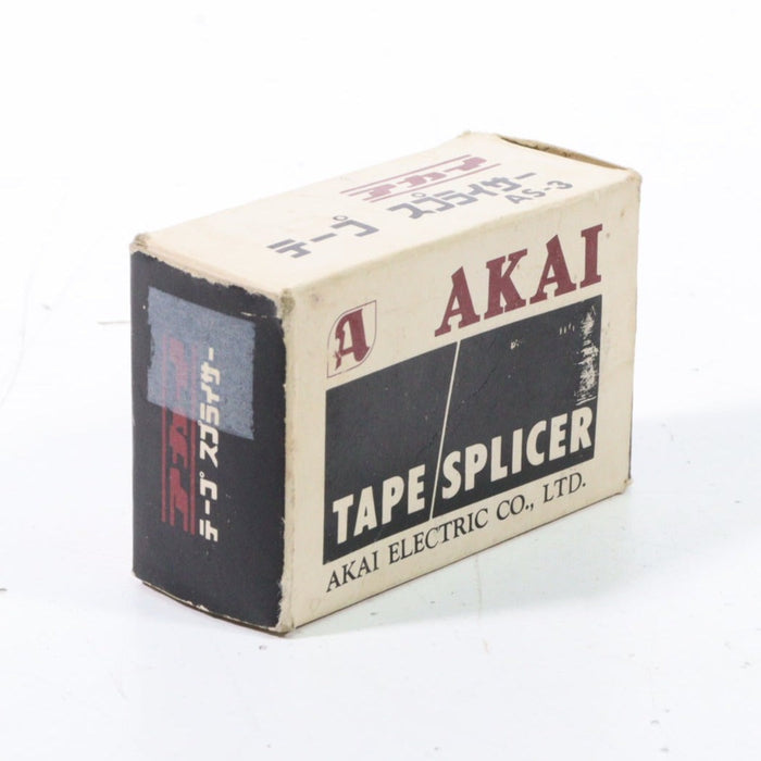 Akai AS-3 Vintage Reel Tape Splicer with Original Box and Instructions-Reel-to-Reel Accessories-SpenCertified-vintage-refurbished-electronics