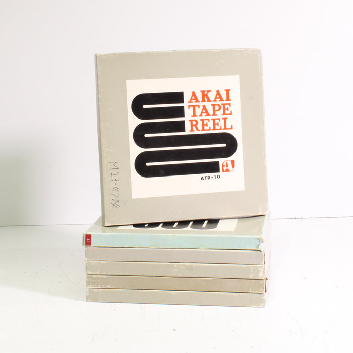Akai ATR-10 Recording Tape 10" Metal Reel 1/4" Reel-to-Reel Audio Tape ATR Series-Reel-to-Reel Tape-SpenCertified-vintage-refurbished-electronics