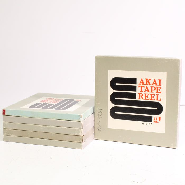 Akai ATR-10 Recording Tape 10" Metal Reel 1/4" Reel-to-Reel Audio Tape ATR Series-Reel-to-Reel Tape-SpenCertified-vintage-refurbished-electronics